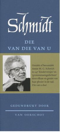 Die van die van u - Annie M.G. Schmidt Die van die van u - Annie M.G. Schmidt