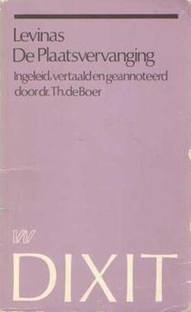 De plaatsvervanging - Emmanuel Levinas De plaatsvervanging - Emmanuel Levinas