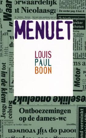 Menuet - Louis Paul Boon Menuet - Louis Paul Boon