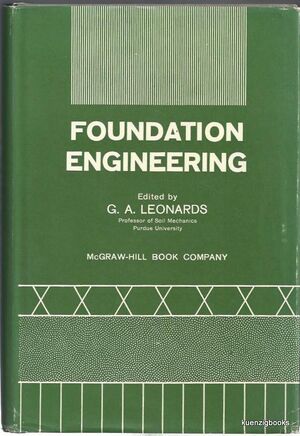 Foundation engineering - G. A. Leonards Foundation engineering - G. A. Leonards