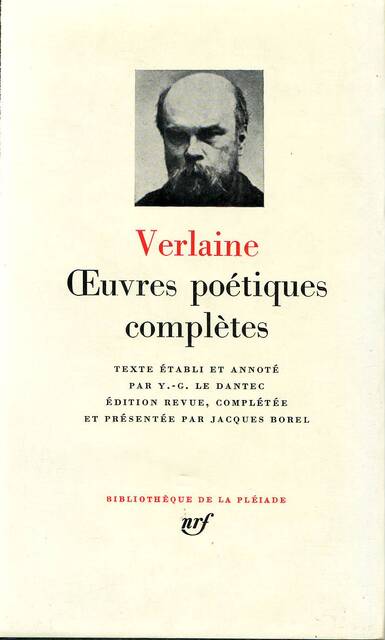 Oeuvres poétiques complètes - Paul Verlaine Oeuvres poétiques complètes - Paul Verlaine
