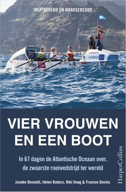 Vier vrouwen in een boot - Janette Benaddi, Helen Butters, Helene Butters, Niki Doeg, Frances Davies Vier vrouwen in een boot - Janette Benaddi, Helen Butters, Helene Butters, Niki Doeg, Frances Davies