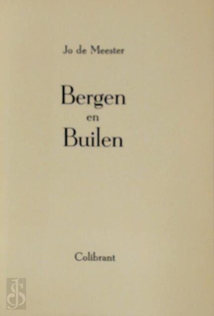 Bergen en Builen - Jo de Meester Bergen en Builen - Jo de Meester