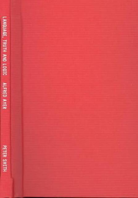 Language, Truth and Logic - Alfred Jules Ayer Language, Truth and Logic - Alfred Jules Ayer