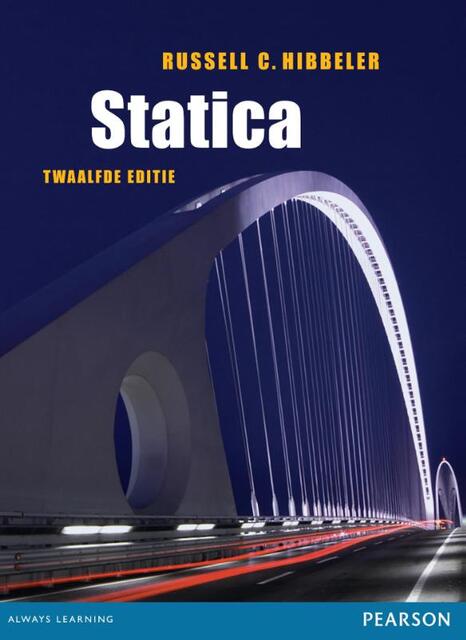 Statica + XTRA toegangscode - Russell Hibbeler, Russell C. Hibbeler Statica + XTRA toegangscode - Russell Hibbeler, Russell C. Hibbeler