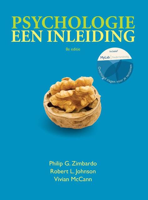 Psychologie, een inleiding - Philip Zimbardo, Robert Johnson, Vivian McCann Psychologie, een inleiding - Philip Zimbardo, Robert Johnson, Vivian McCann