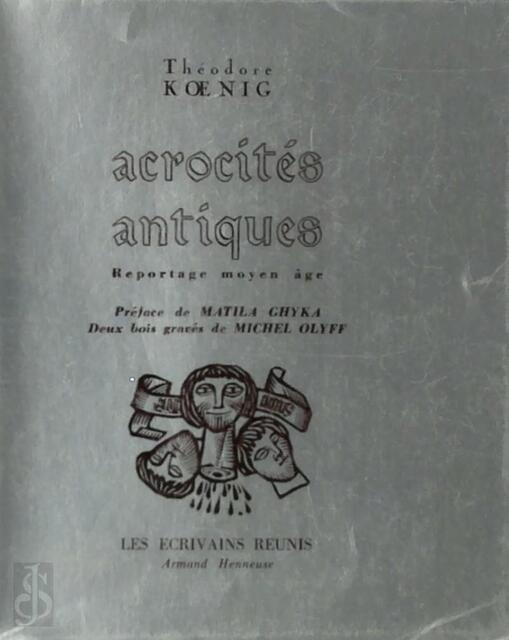 Acrocités antiques - Théodore Koenig Acrocités antiques - Théodore Koenig