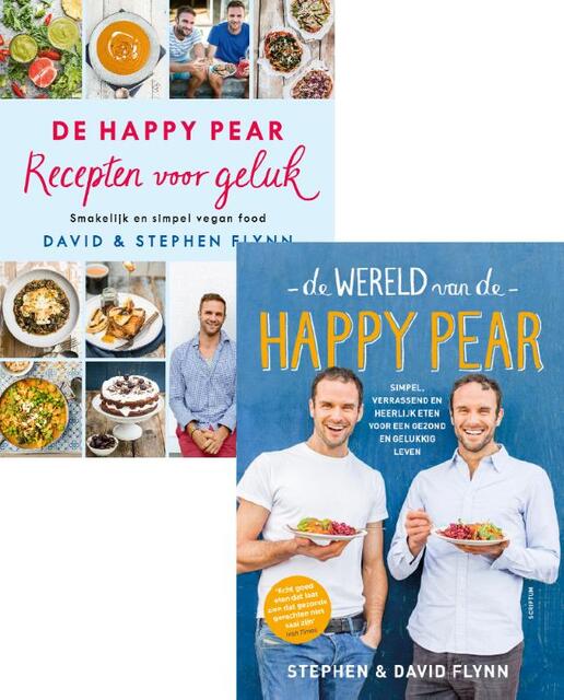 Combipakket De Wereld van de Happy Pear & De Happy Pear Recepten voor geluk - David Flynn, Stephen Flynn Combipakket De Wereld van de Happy Pear & De Happy Pear Recepten voor geluk - David Flynn, Stephen Flynn