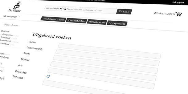 Nieuw: uitgebreid zoeken Nieuw: uitgebreid zoeken
