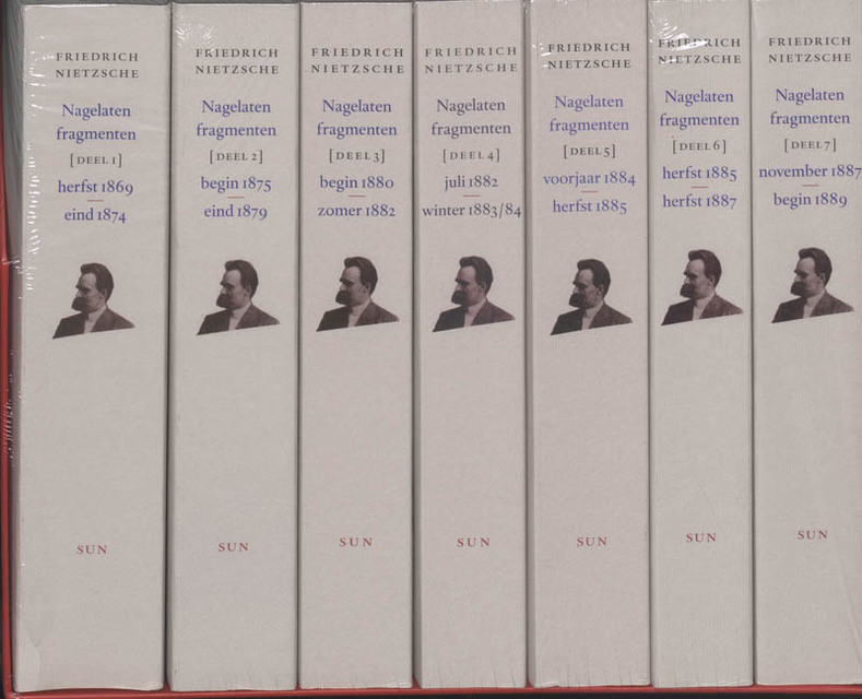 Nagelaten fragmenten - Set van 7 delen - Friedrich Nietzsche Nagelaten fragmenten - Set van 7 delen - Friedrich Nietzsche